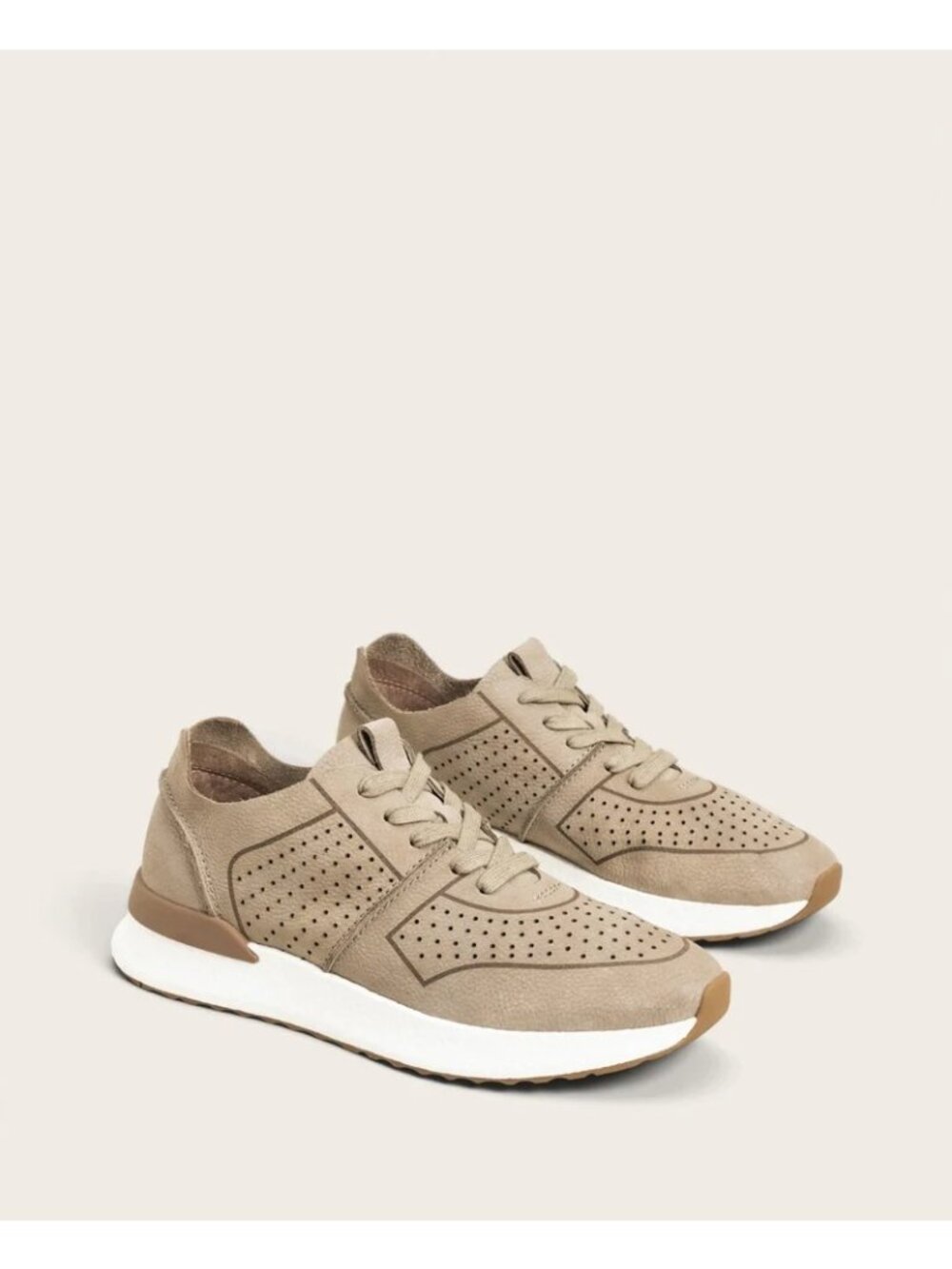 Kenneth Cole Mens Gentle Souls Laurence Jogger Sneaker Mushroom Size 11 Defected